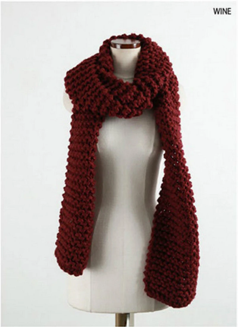 CANIS милый дизайн Модный женский унисекс зимний мягкий теплый длинный шерстяной шарф большая шаль вязаный шарф