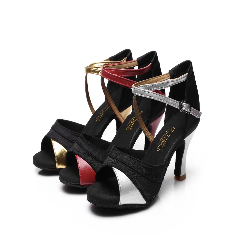 Free shipping Detonation model Ladies Latin Dance Shoes Heel High 5/7cm