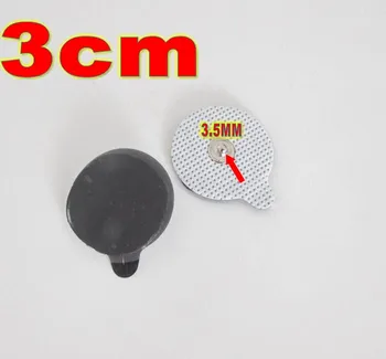 

Replacement Electrode Pads (500pairs=1000pcs) Small Oval diameter 3CM PALM Massagers Compatible for tens ems massager machine