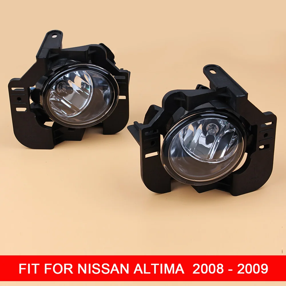 

1 Pair 12V Car Fog Lamp Assembly with Fog Light Covers and Wire Relay Switch Button for Nissan ALTIMA 2008 2009