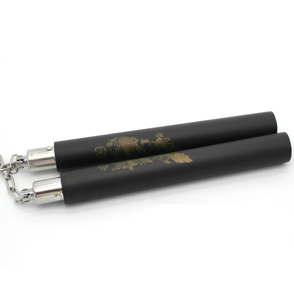 Горячие боевые искусства нунчаки из поролона Nunchaku Dragon Pattern черные Nunchucks Китайский