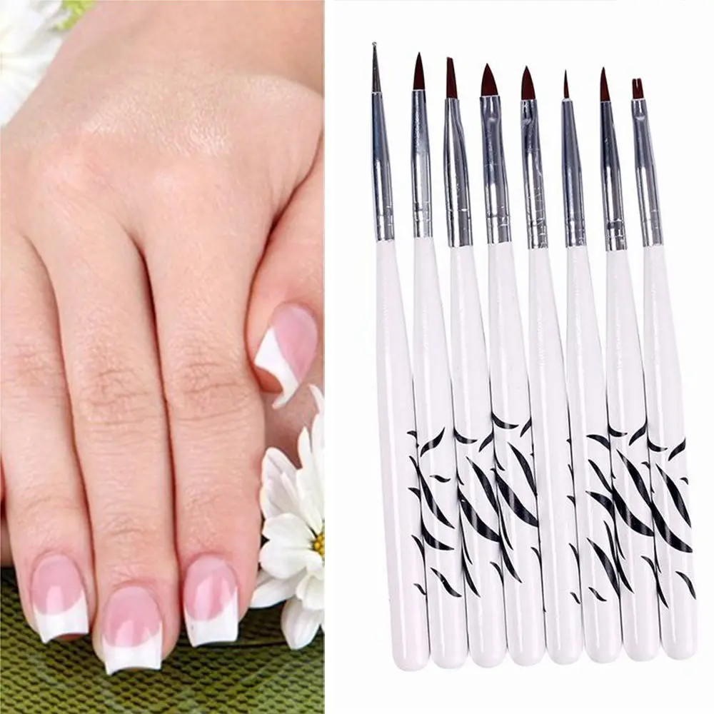 Aliexpress.com : Buy Hot Sale 8PCS Nail Painting Brushes Acrylic Nail