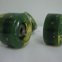 Высокое качество светодиодный флэш-колеса/скейт колеса/двойной башмак колеса/56X32 мм/8 шт