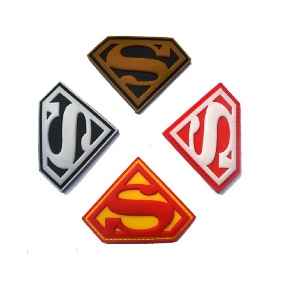 

Резиновые нашивки, нашивки для одежды Super Hero из ПВХ, на липучке