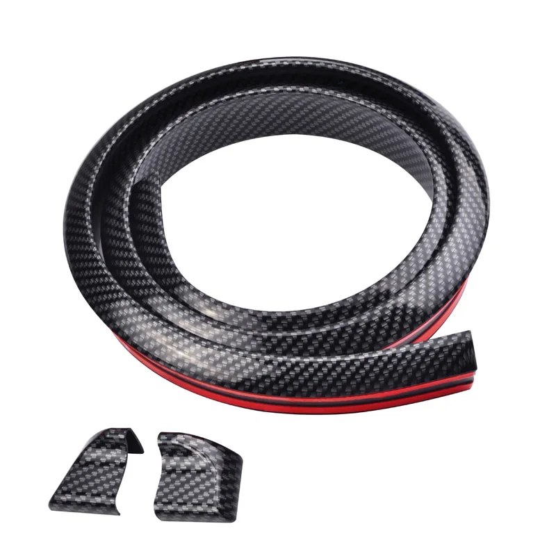 

1.5M Universal Auto Exterior Rear Spoiler Rear Spoiler Carbon Fiber Rear Spoilers Rear Roof Trunk Spoiler Wing Lip Sticker Kit