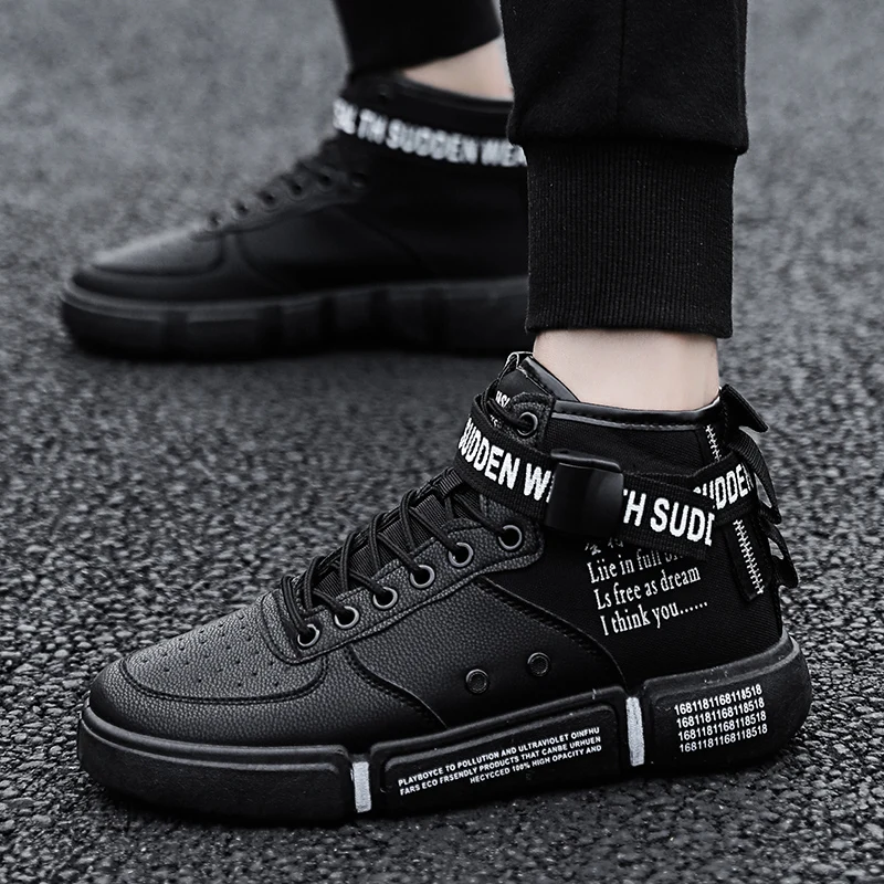 Men Summer Autumn Sneakers High Top Botas Moccasin Gommino Male Footwear Flat Driving Red Shoes Classical Chaussure Homme