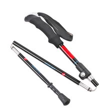 Сверхлегкие походные складные трости для спортивной ходьбы Кемпинг выдвижной противоскользящие костыли для пожилых людей