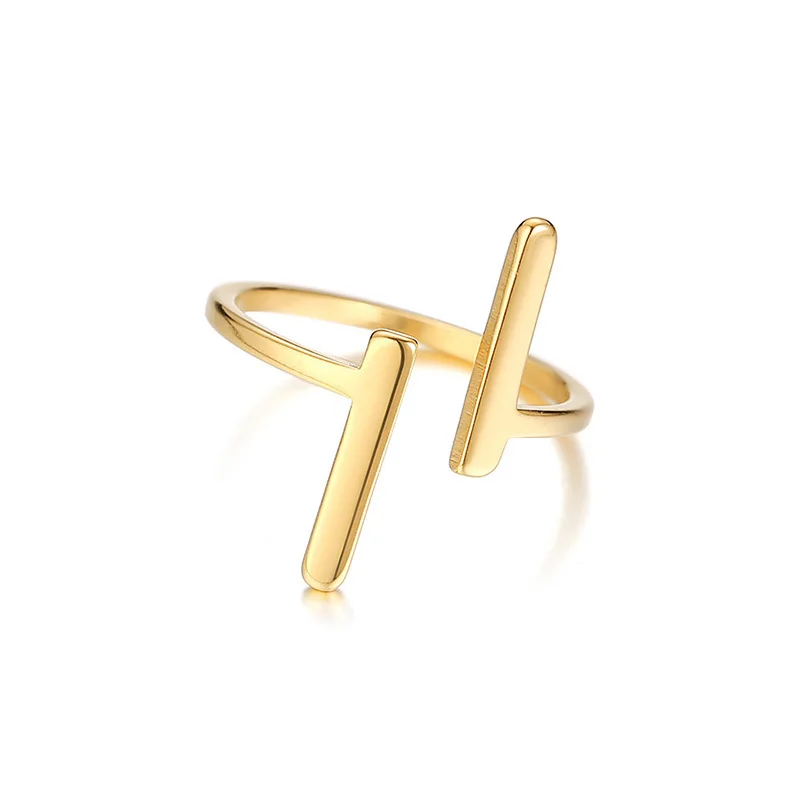 Очаровательное кольцо для женщин необычный дизайн открывающийся просто нержавеющая сталь Простые Вечерние Ювелирные изделия Подарки для девочек