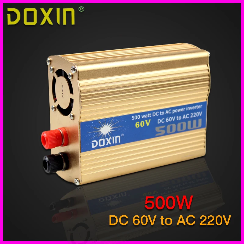 

500W household car power inverter converter DC 60V to AC 220V car battery charger Adapter Power Supply ST-N043