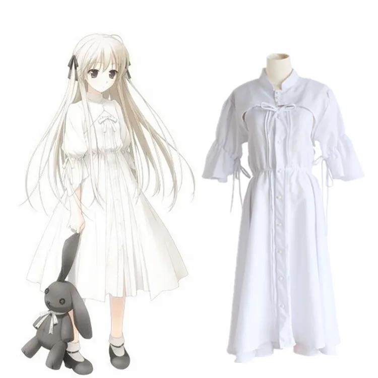 

Yosuga no Sora Sora Kasugano Anime Cosplay Costume Lolita Dress +Track
