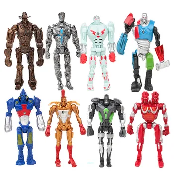 

8Pcs/set Real Steel Adam Duracell Fault JAKKS Robot Series PVC Action Figure Collectible Model Toy OPP 15CM B320