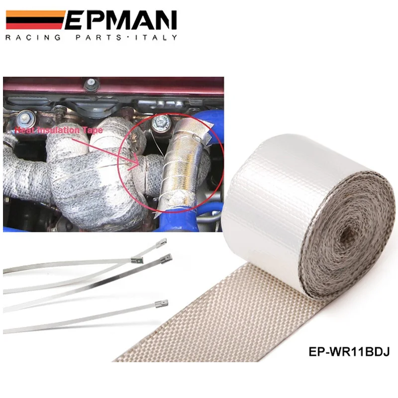 Heat intake Reflective insulation wrap tape induction For BMW MINI COOPER S JCW W11 R52 R53 01-06 BL EP-WR11BDJ