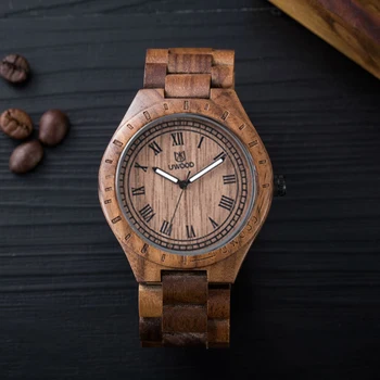 

Brand Analog Luxury Fashion Wood Watch for Men Newest Quartz Watch Maple Walnut Wooden Wrist Watch for Girls Orologi Reloj Mujer