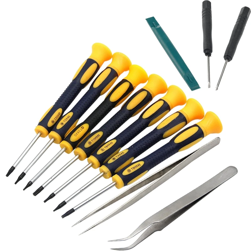 

12 In 1 Screwdriver Repair Tool Set T3, T4, T5, T6, T7, T8H, T10H , Ph00