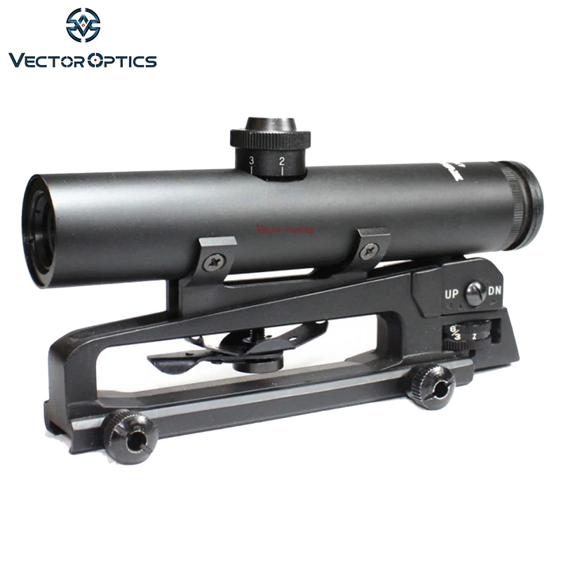Vector Optics Tactical 4x22 Carry Handle .223 Rifle Scope Shock Proof
