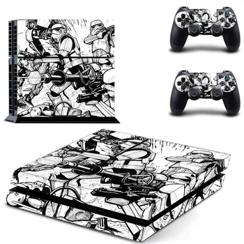 

Film Star Wars PS4 Skin Sticker Decal for Sony PlayStation 4 Console and 2 Controller Skin PS4 Sticker Vinyl Accessory