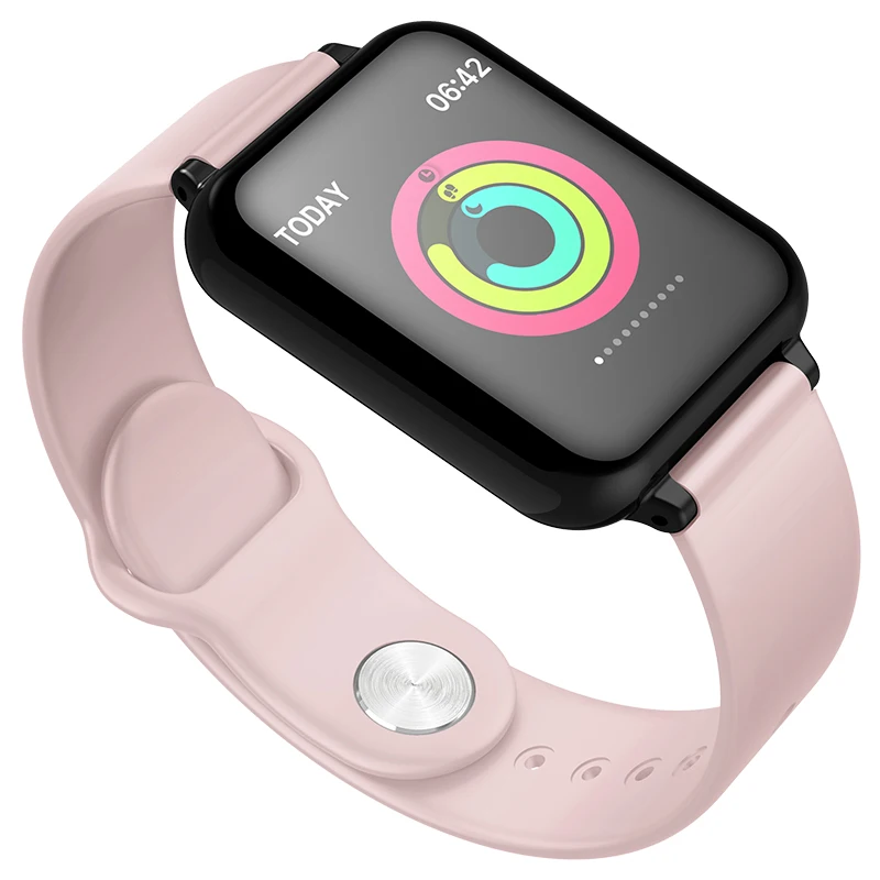 Women Smart watch Color Screen IP67 Waterproof Sports For Iphone Smartwatch Heart Rate Monitor Blood Pressure Functions For Men (1)