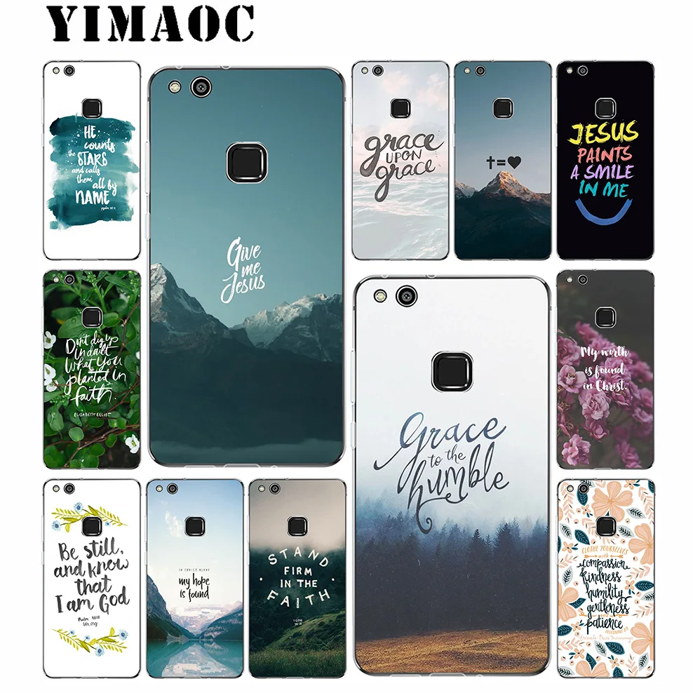 YIMAOC Библейский стих Иисуса мягкий чехол для huawei mate 30 20 P30 P20 P10 P9 P8 2015 2016 2017 P Smart Lite Pro