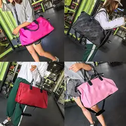 Спортивные Для женщин сумка большая Ёмкость Водонепроницаемый путешествия спортивный мешок сумки новая складная дорожная сумка