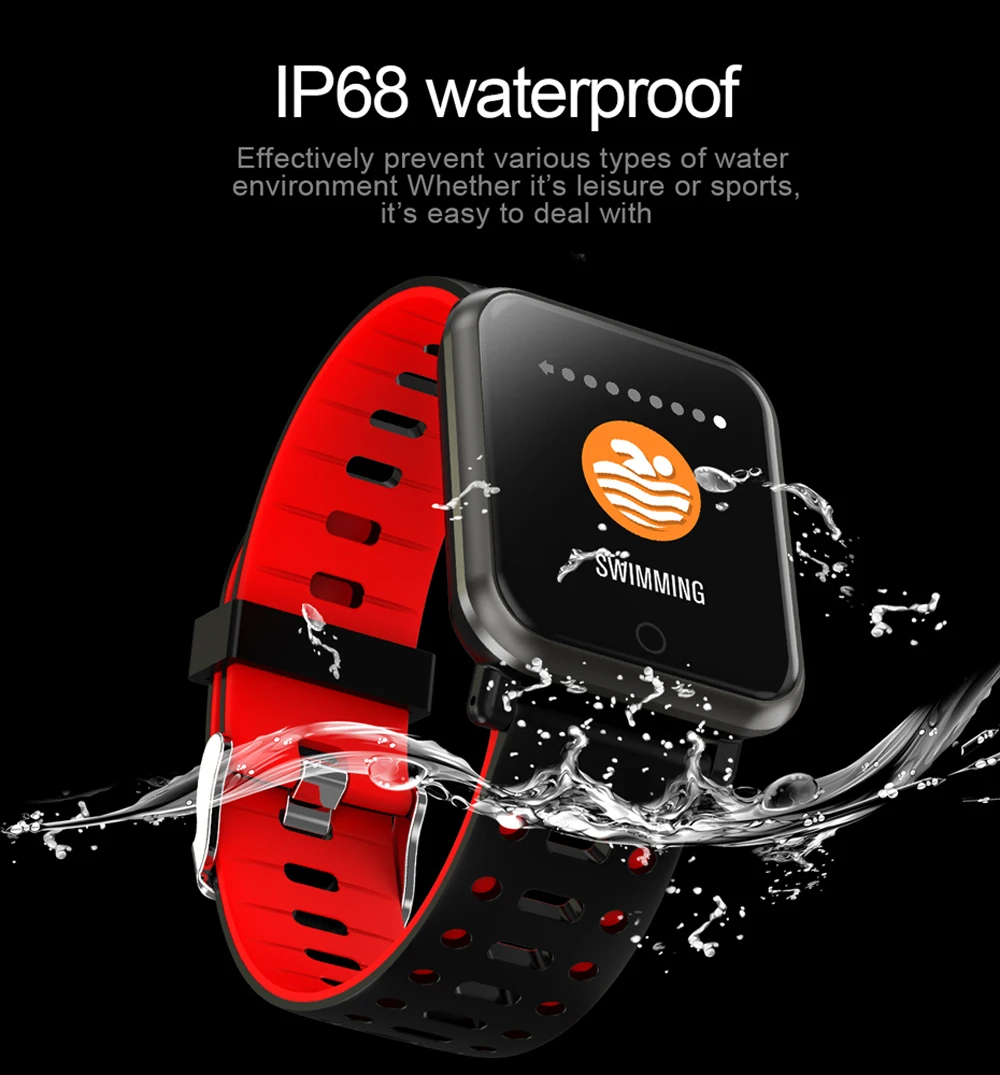 COLMI CP11 Смарт часы IP68 водонепроницаемый монитор сердечного ритма фитнес-трекер мужские плавательные умные часы для iPhone Android телефон