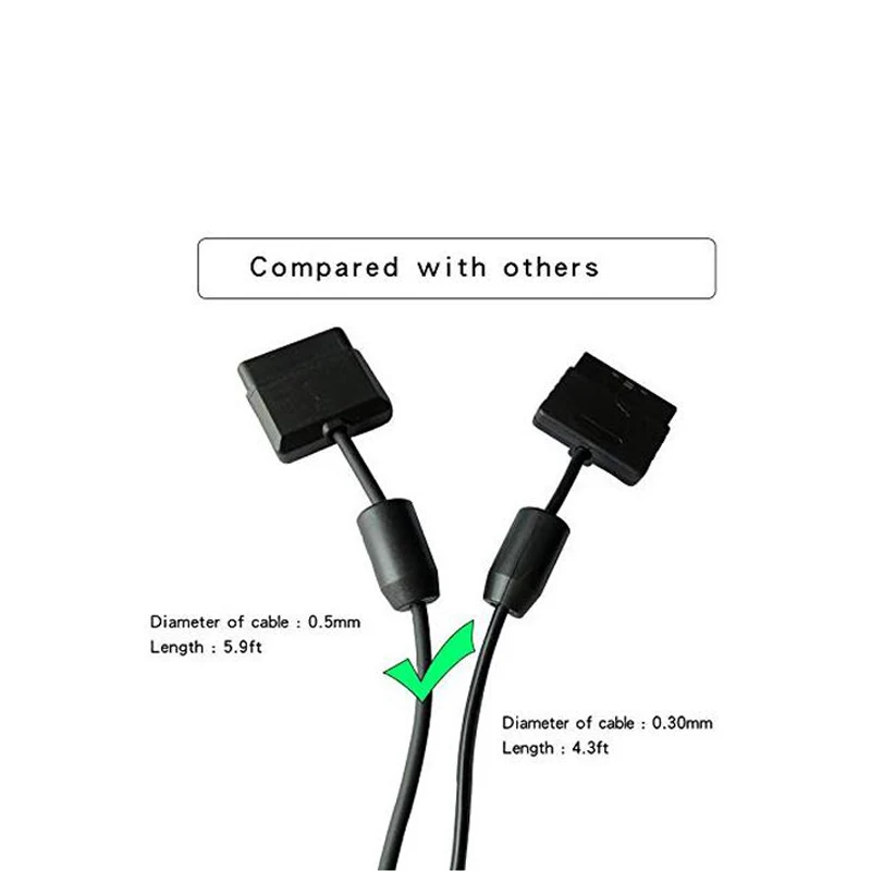 Проводные Джойстики для контроллера sony PS2 для PlayStation 2 Dual Shock консольная видеоигра игровые устройства с джойстиком длинный шнур Joypad