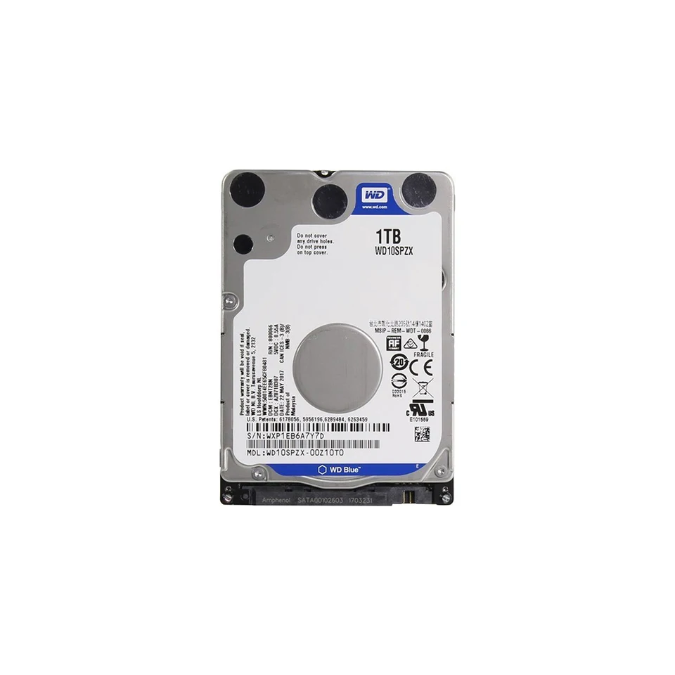 

Жесткий диск SATA2.5" 1TB 6GB/S 128MB BLUE WD10SPZX WDC