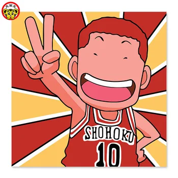 

painting by numbers art paint by number Anime cartoon, DIY digital painting, decorating the room, "v" Slam Dunk Scribe master ch