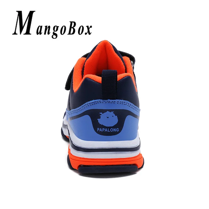 Boys Kids Sport Shoes Dark Blue Red Children Running Boys Shoes Comfortable Jogging Boys Shoes Rubber Sole Athletic Sneakers
