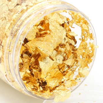 

Edible Genuine Gold Leaf Flakes,1g 24K Gold Flakes Facial Mask Decorative,Cooking, Cakes & Chocolates, Decoration, Health & Spa
