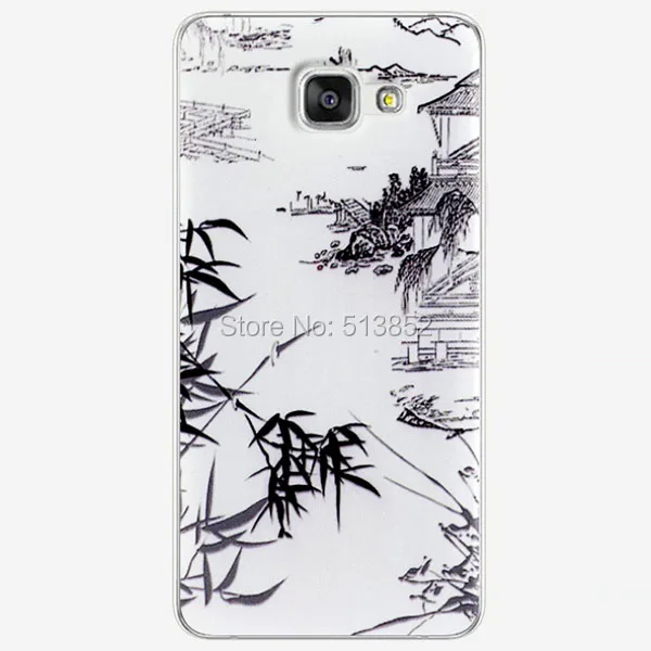 KMTC-2190I_1_Chinese Style Pattern TPU Case for Samsung Galaxy A3 2016 A3100 A310 A310F 4.7 inch
