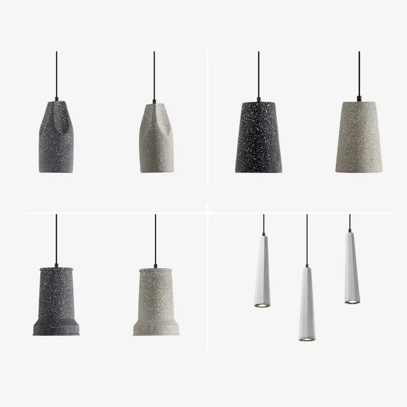 

Industrial wind lamp retro nostalgic cement modern simple creative personality loft art single-head restaurant lamps