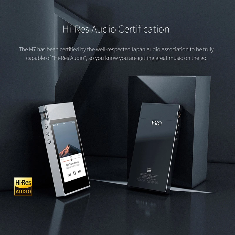 FiiO M7 High-Res аудио музыкальный плеер без потерь MP3 Bluetooth 4,2 aptx-hd LDAC сенсорный экран с поддержкой fm-радио родные DSD128