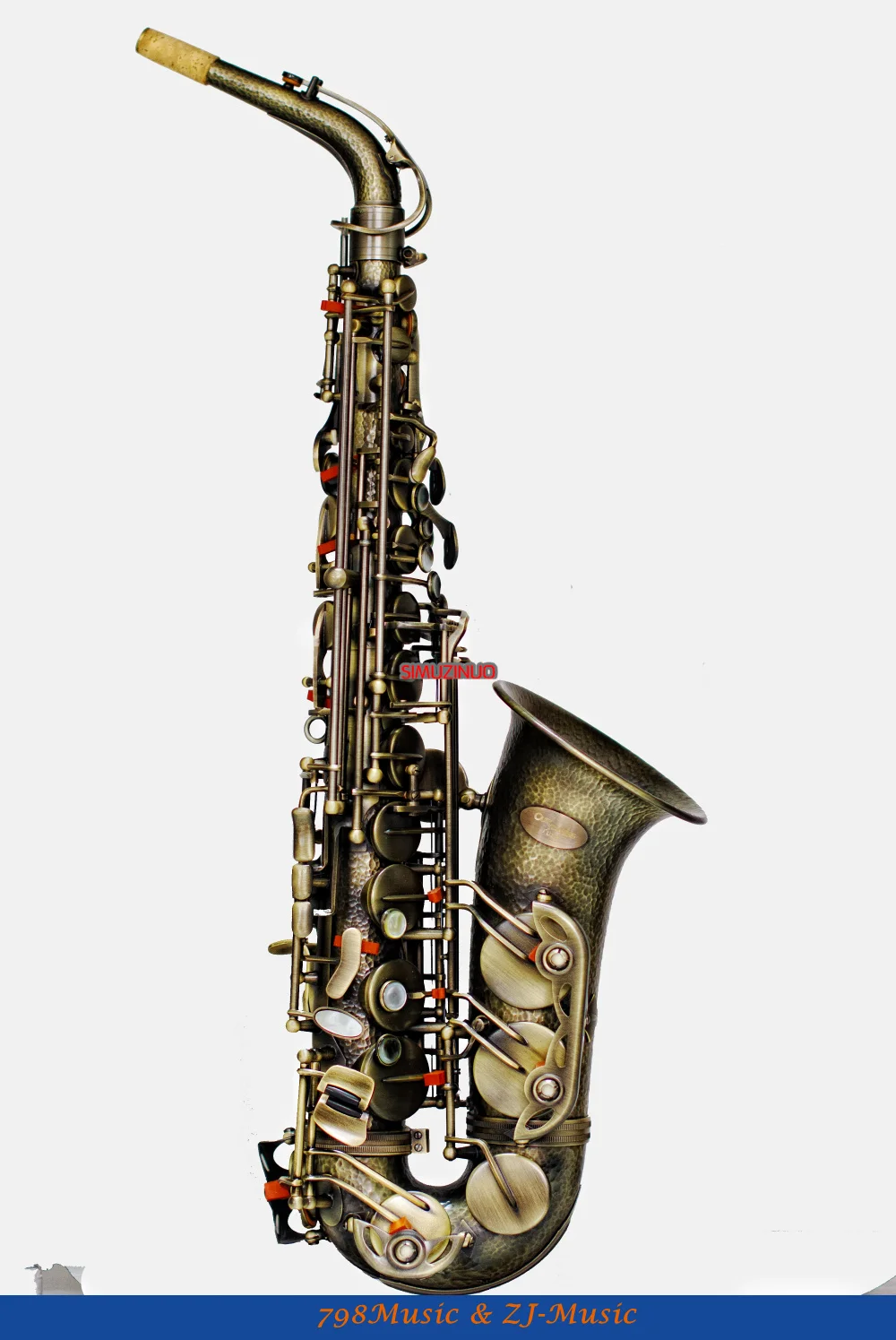 NEW Professional Eb Alto Saxophone Germany Brass Antique Brass HANDMADE