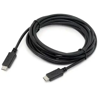 

30cm 1m 2m 3m USB-C USB 3.1 Type C Male Connector to Male Data Cable for Tablet & Phone & Hard Disk Drive Black White 0.3M