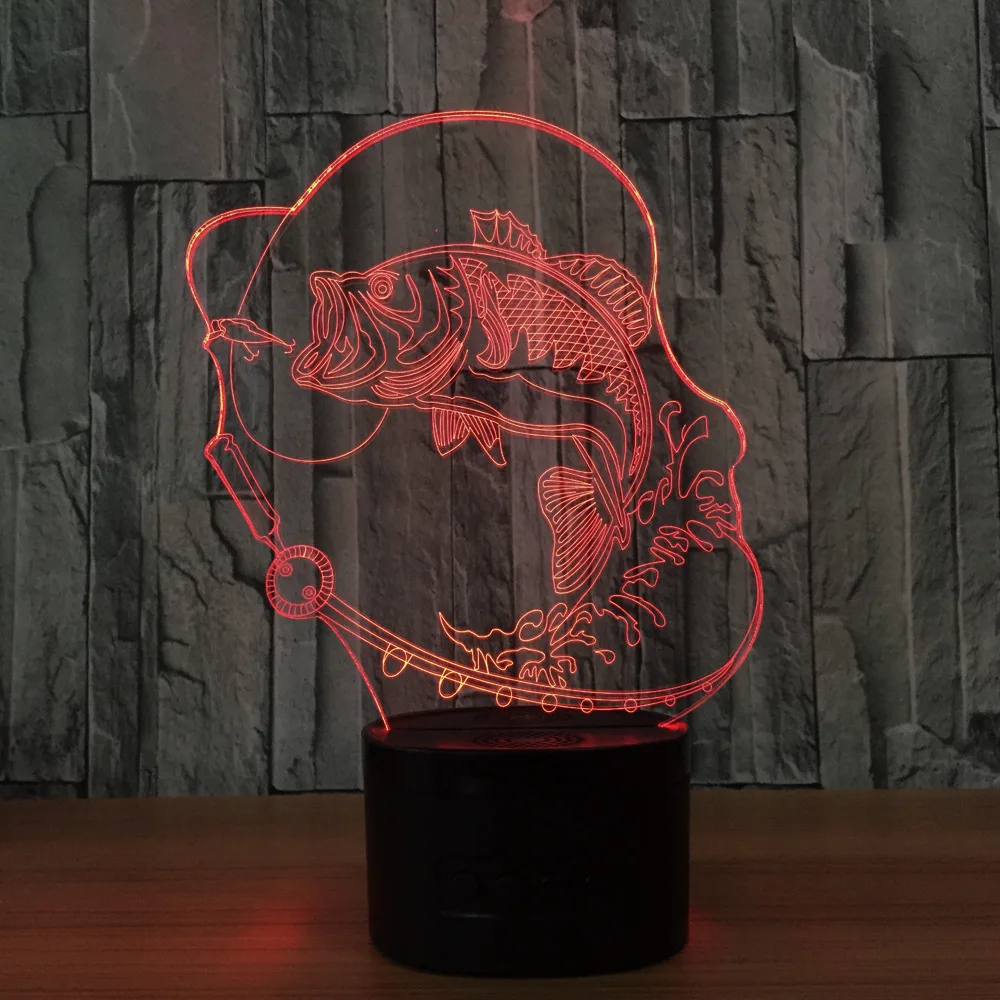 Lamparas De Mesa 3d настольные лампы для гостиной 7 цветов меняющая настольная лампа Deco