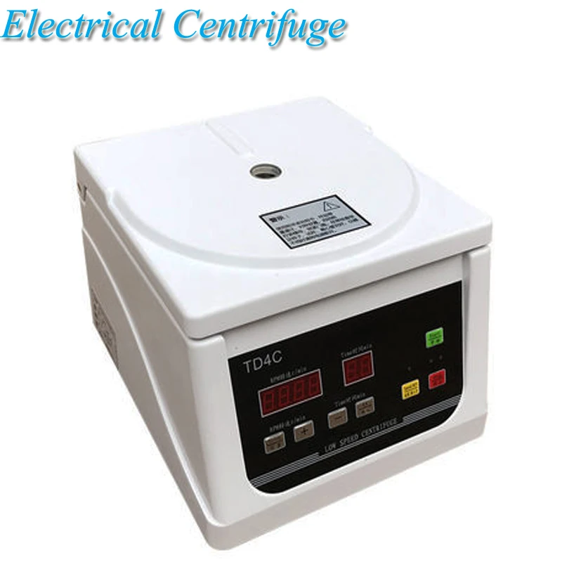 

Benchtop Centrifuge Low Speed PRP Electric Centrifuge 4000 Revolution Serum Separation Laboratory Equipment TD4C