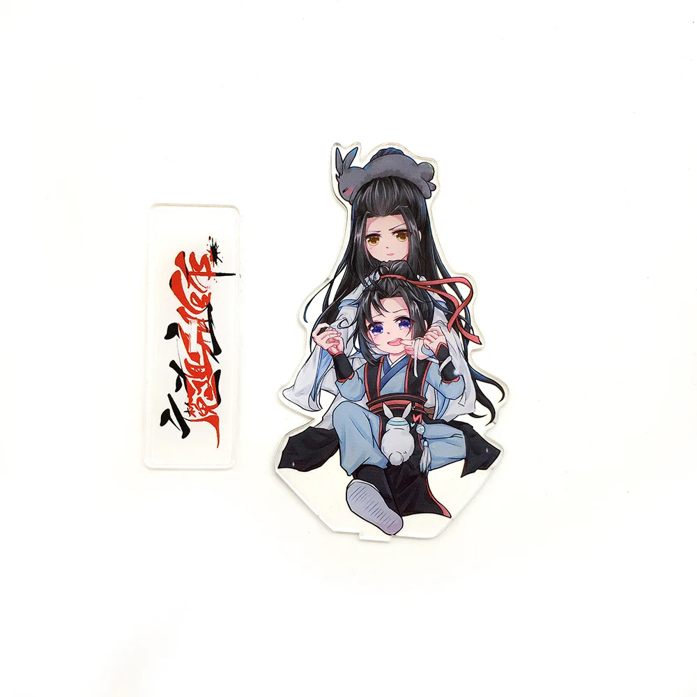 Love Thank You Mo Dao Zu Shi Wei Wuxian Lan Wangji милая фигурка на акриловой подставке модель двухсторонняя пластина Держатель Топпер аниме