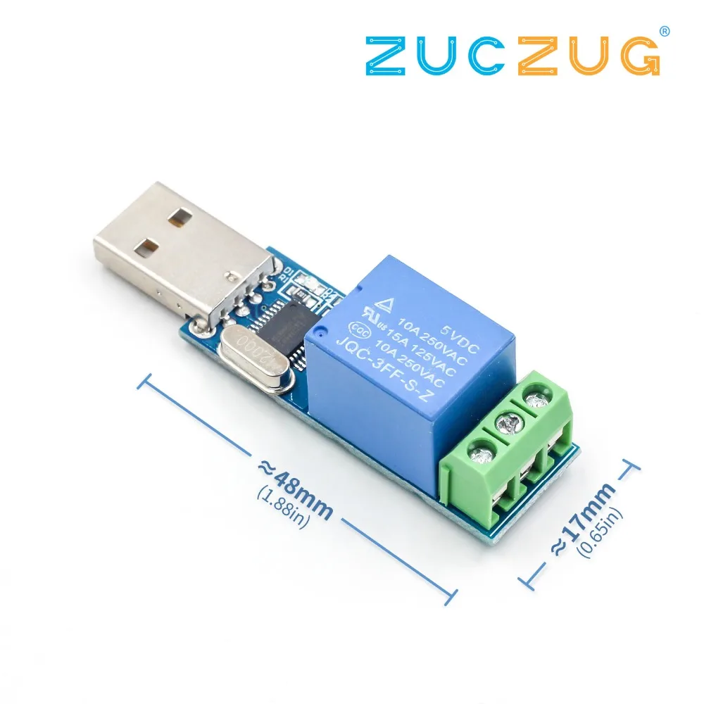 

LCUS-1 type USB Relay Module Electronic Converter PCB USB Intelligent Control Switch