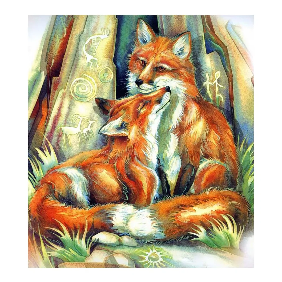 الماس التطريز عبر الابره عدة حجر الراين زخرفة خرزية لوحات الطفل أيقونة مجموعة ملصقات جدار الثعلب المنزل الديكور Y217 Sticker Alphabet Stickers Coolsticker Windows Aliexpress