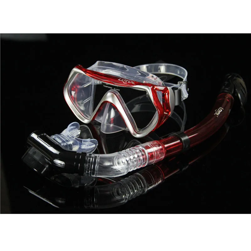 New Professional Diving goggles Men and women Swim snorkel adult scuba monofin tube Snorkeling Swimming glasses Diving mask