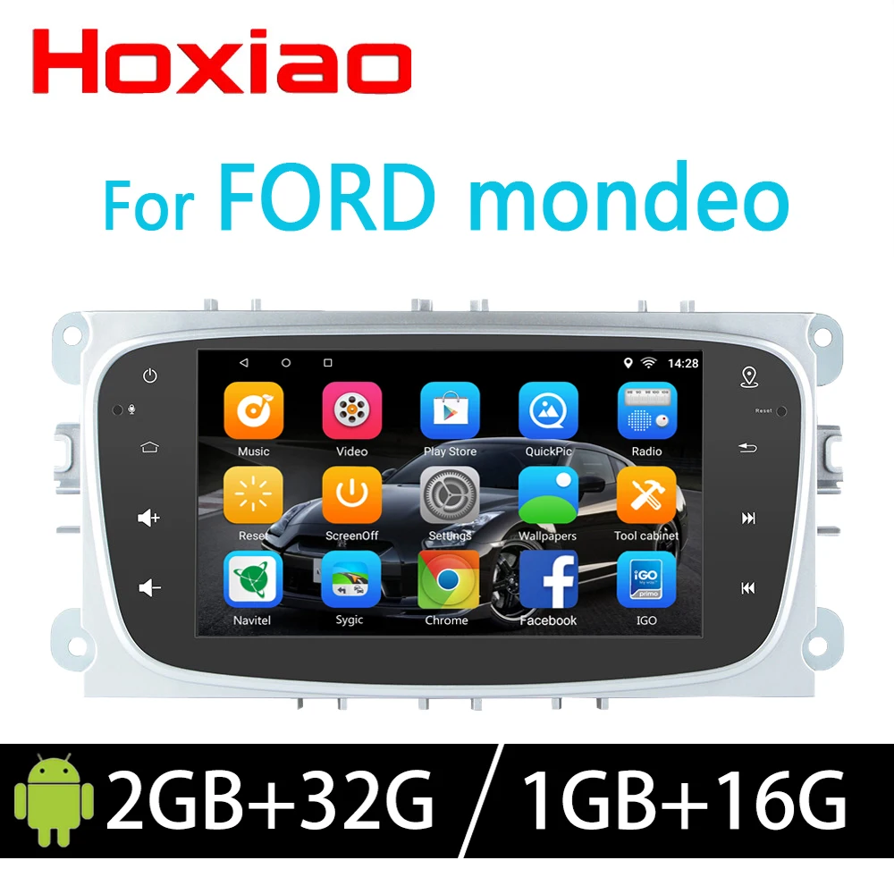 Android 8 1 для FORD/Focus/S-MAX/Mondeo/C-MAX/Galaxy gps HD мультимедийный плеер Карта Навигация wifi BT MP3 RDS