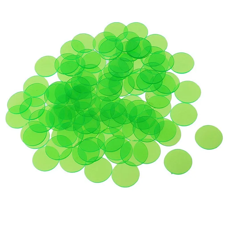 100pcs Transparent Plastic Counters Montessori Educational Toys For Children Juguete Montessori Kids Learning Toy ML0764H
