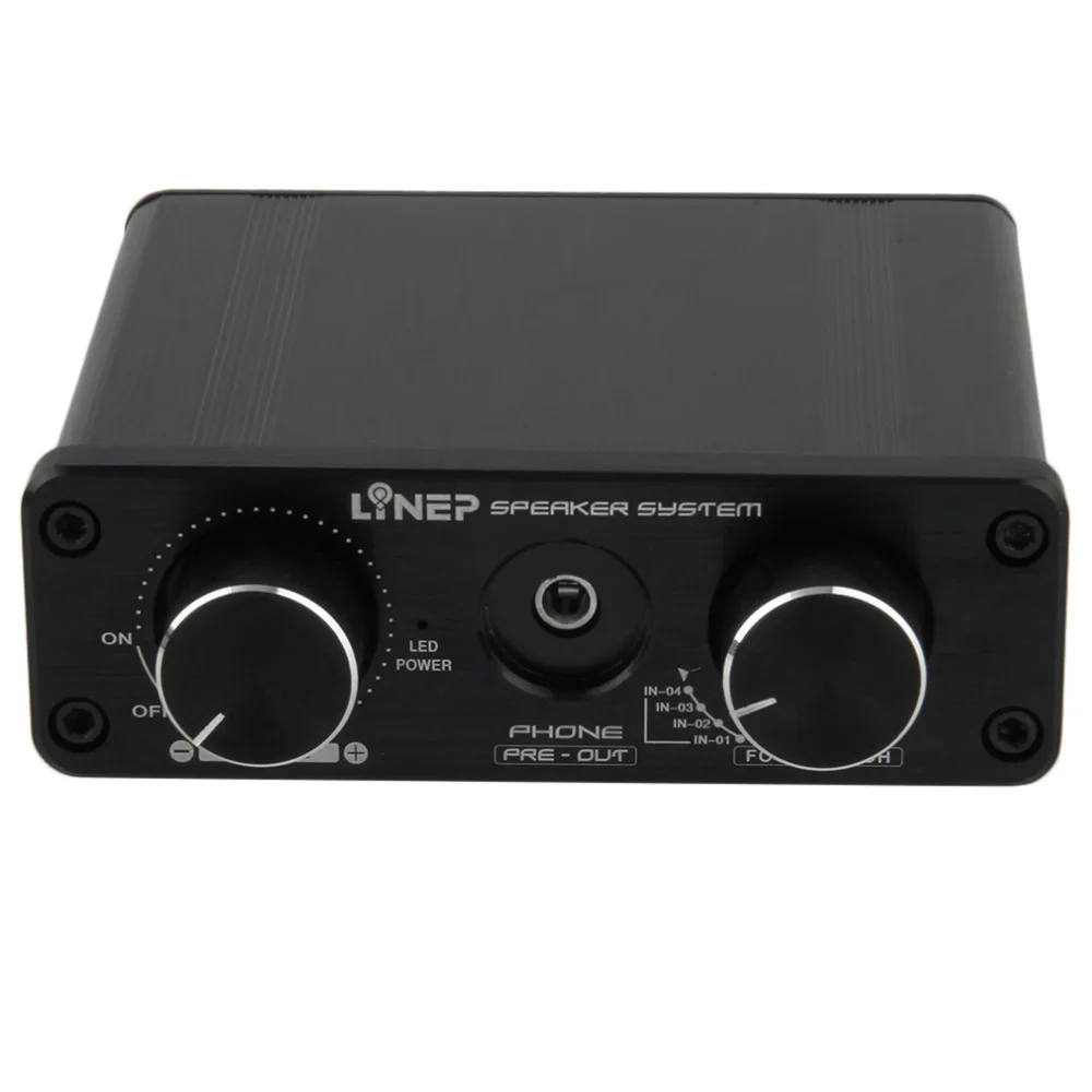 

A926 4-In 2-Out Audio Switcher Headphone Signal Amplifier Sound Processor Preamp