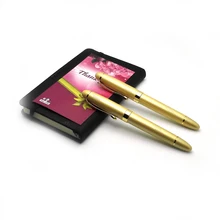 Горячее предложение! Распродажа! Золотая письменная ручка черная шариковая ручка из смолы классическая роскошная брендовая ручка blance с синим пополнением и черным заправкой