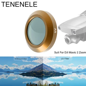 

TENENELE Drone Filter UV Protective Camera Filters For DJI Mavic 2 Zoom U V Protector Drone Filter Accessories For Mavic2 zoom