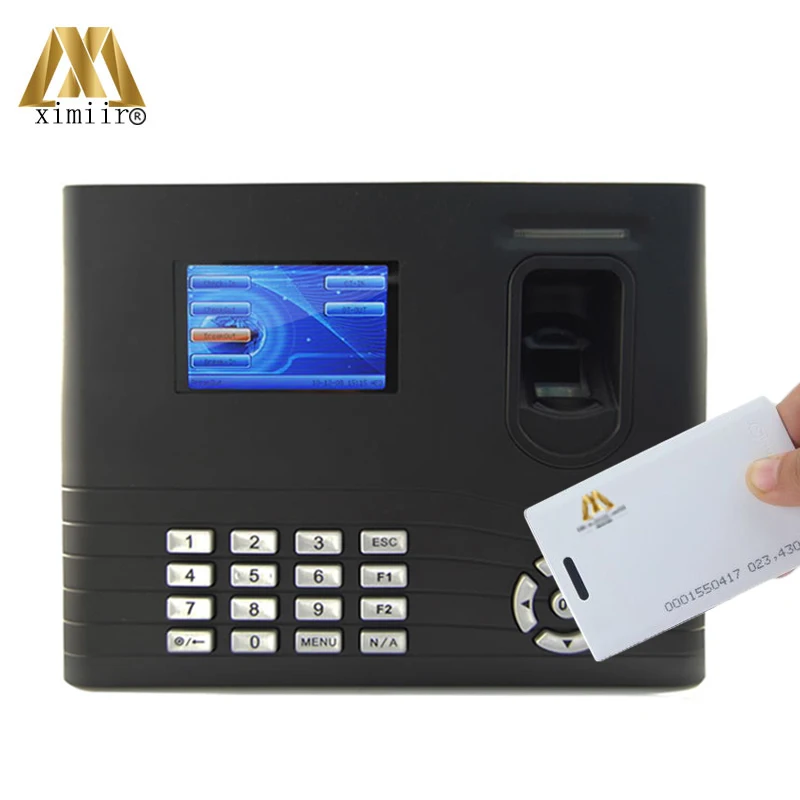 

Biometric IN01 ID card fingerprint time attendance TCP/IP fingerprint time attendance with back up battery optional WIFI/GPRS