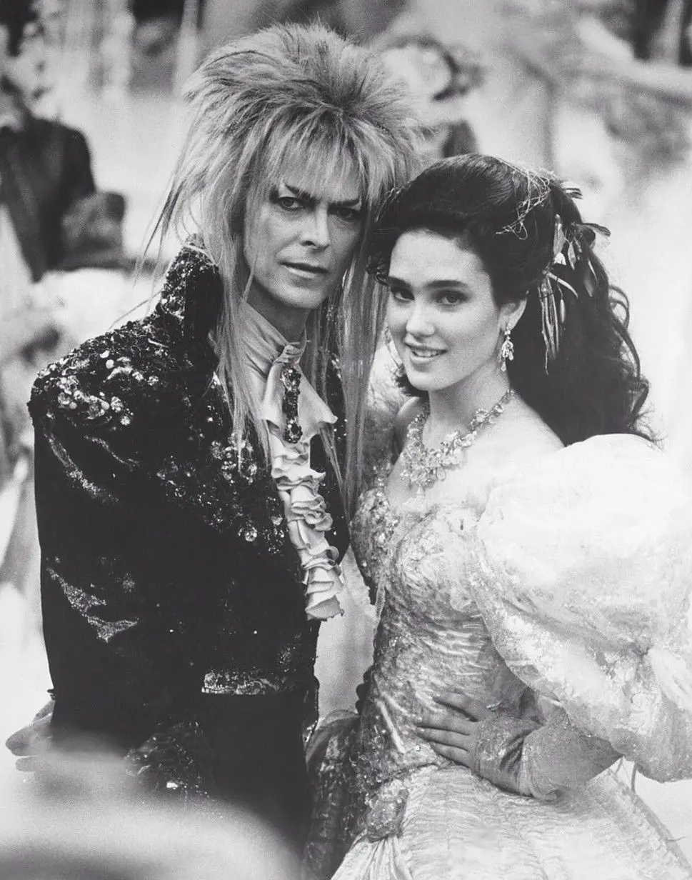 

LABYRINTH MOVIE Silk Fabric POSTER JIM HENSON DAVID BOWIE (1986)
