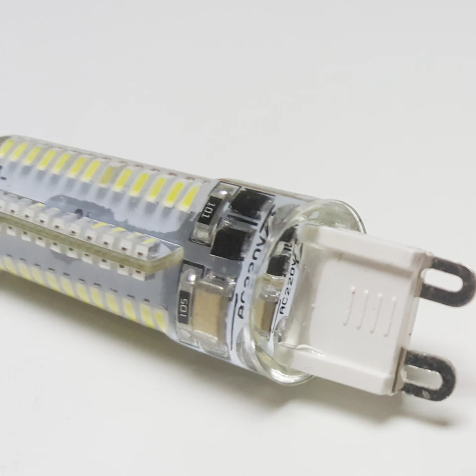 1 шт. светодиодная лампочка G9 кукуруза 104 SMD 3014 13 Вт 110 В 220 теплый белый/белый