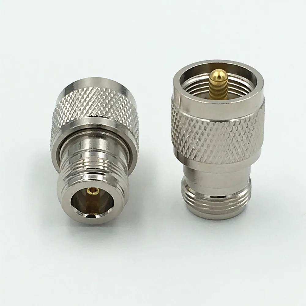 1pce UHF male PL259 PL-259 plug to BNC female jack RF coaxial adapter connector