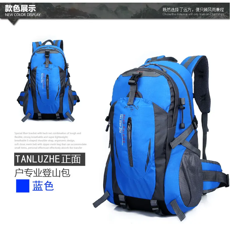 Novo à Prova Bolsa de Viagem ao ar Livre para Mulheres dos Homens Bolsa de Esportes Dwaterproof Água Tático Mochila Caminhadas Bolsa Ciclismo Escalada Portátil Mod. 1264130 14 High Quality Esporte e Lazer